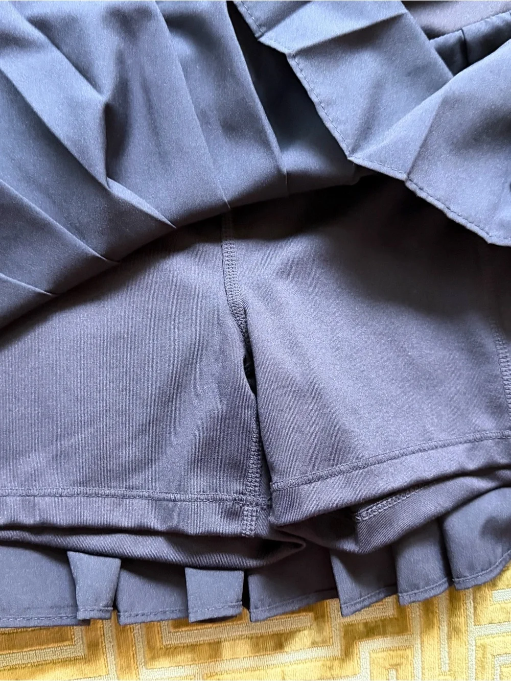Old Navy Pleated Girl’s Skort L 10/12 Navy & Khaki Go-Dry